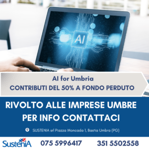 Contributi a fondo perduto del 50% per Intelligenza Artificale